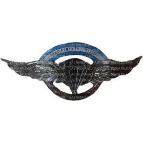 Distintivo Metálico Paracaidista Plateado