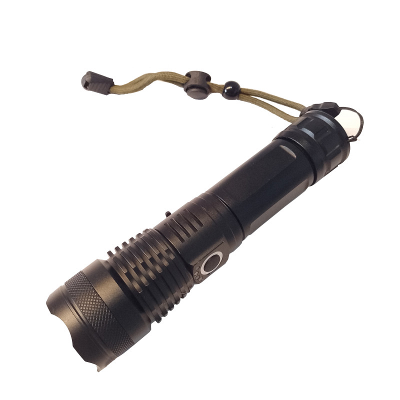 Linterna táctica c/zoom con soporte - Sastreria Militar